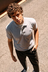Springfield Polo piqué basico regular fit gris