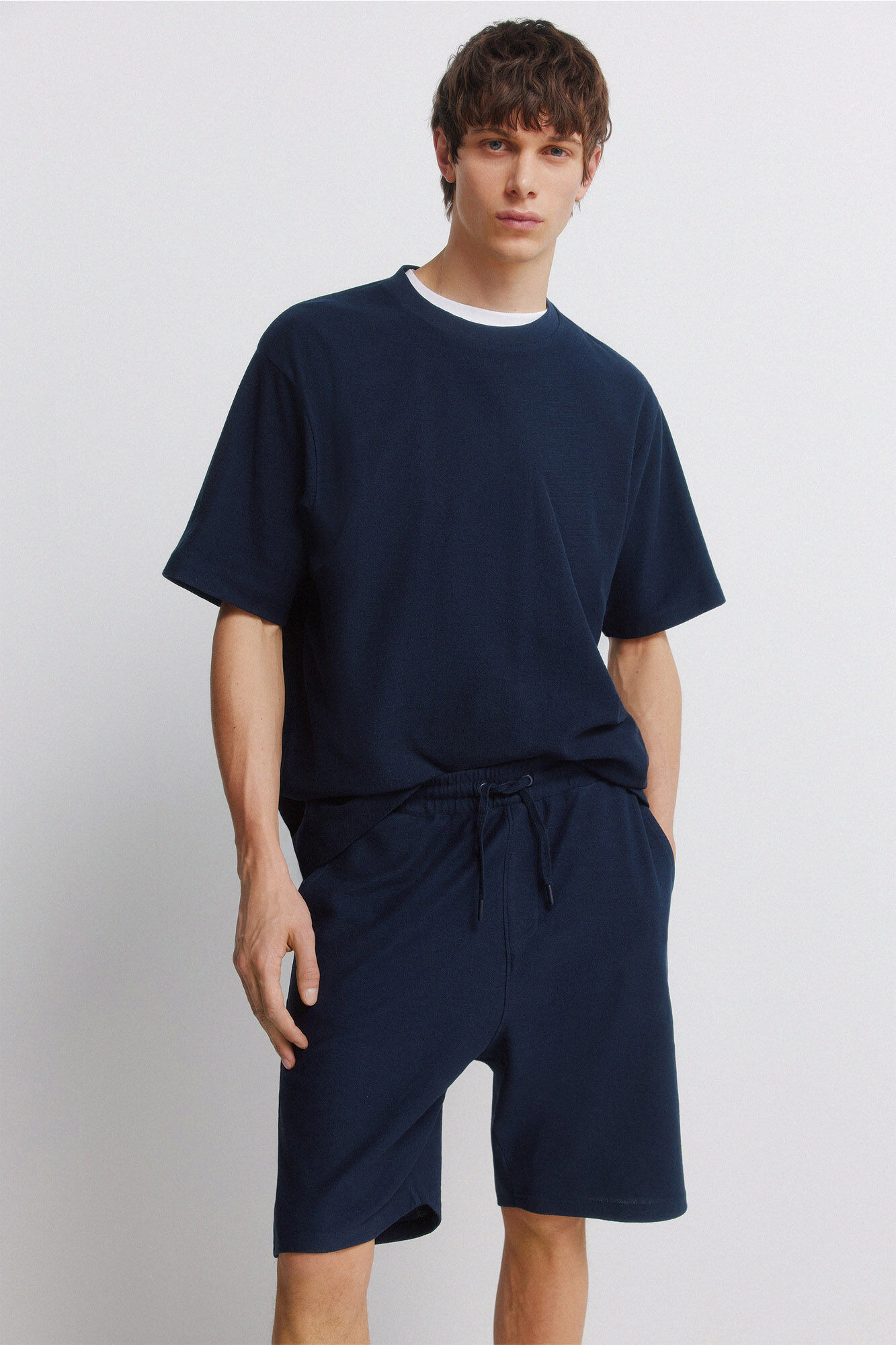 Springfield Bermudas de felpa azulado