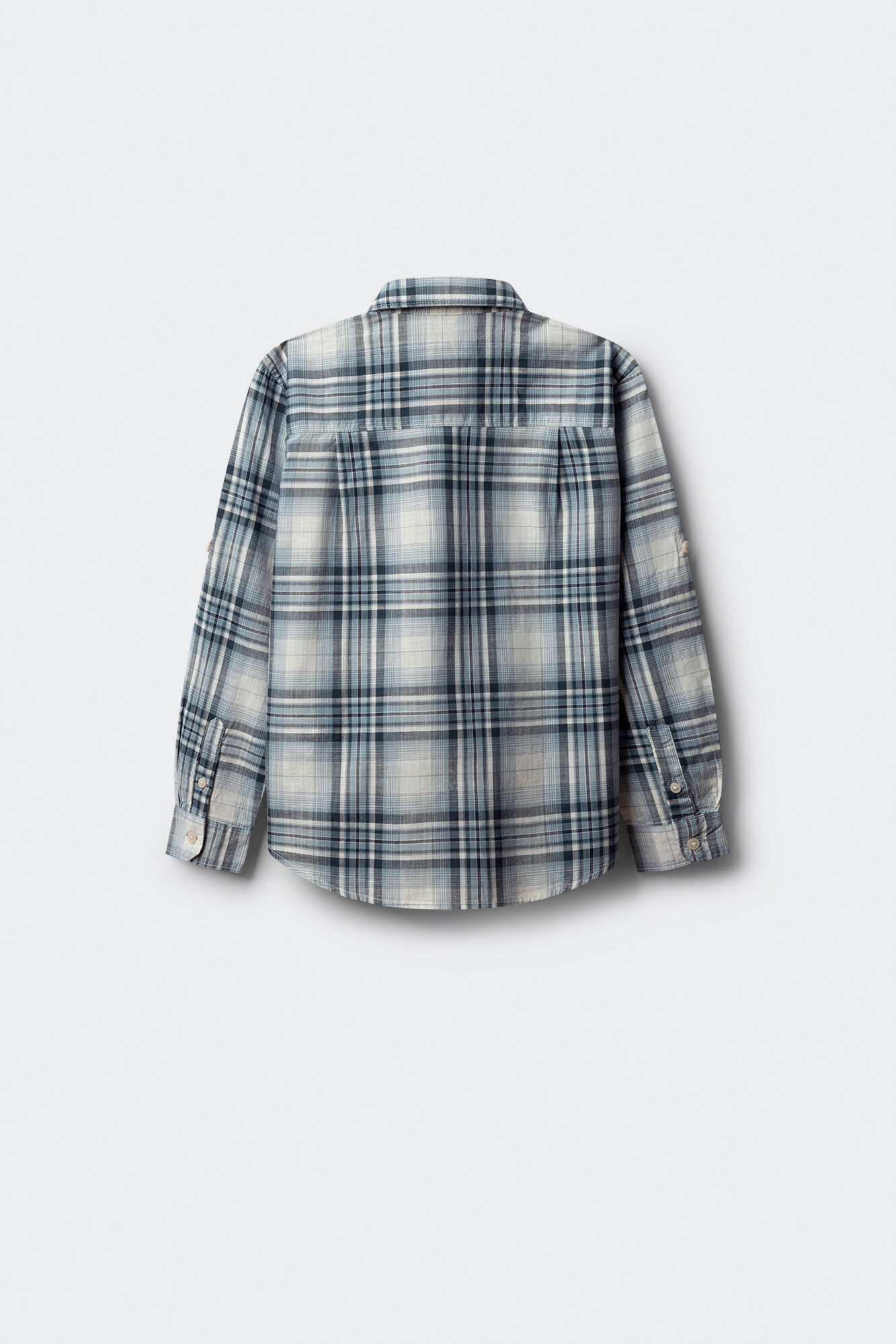 Springfield Kids Camisa cuadros le&ntilde;ador ni&ntilde;o azul indigo