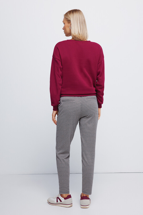 Springfield Pantalones jogger púrpura