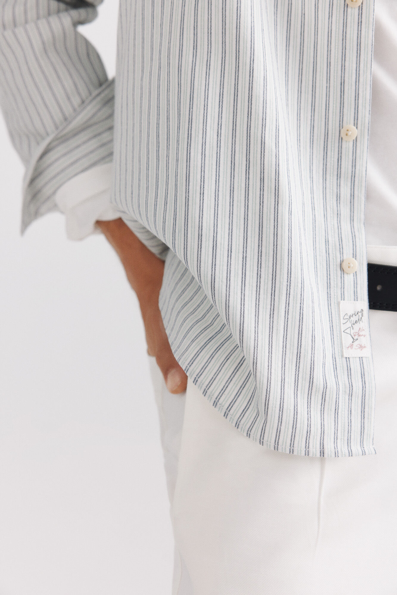 Springfield Camisa oxford de rayas
