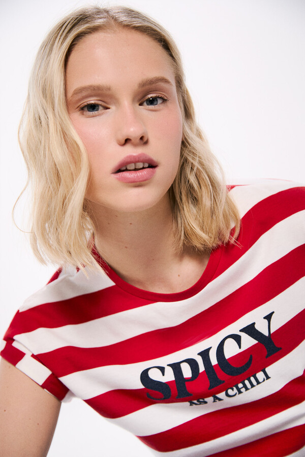 Springfield Playera "Spicy" rojo