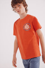 Springfield Camiseta árbol etnico niño coral