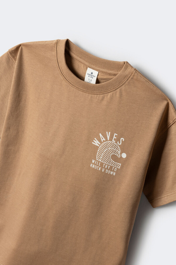 Springfield Kids Playera Waves niño estampado