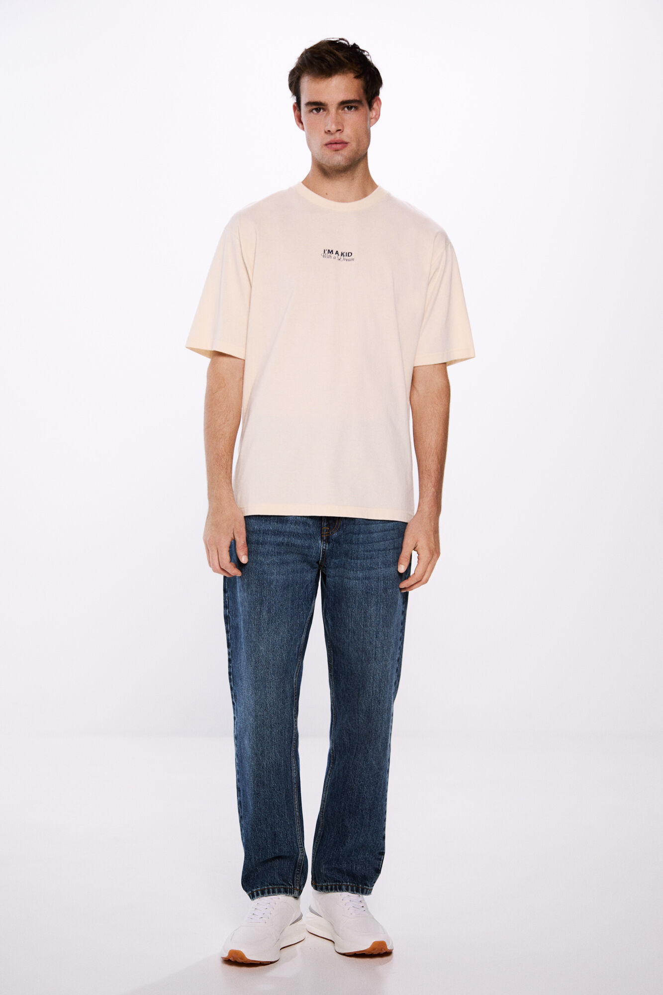 Springfield Playera kid with a dream blanco