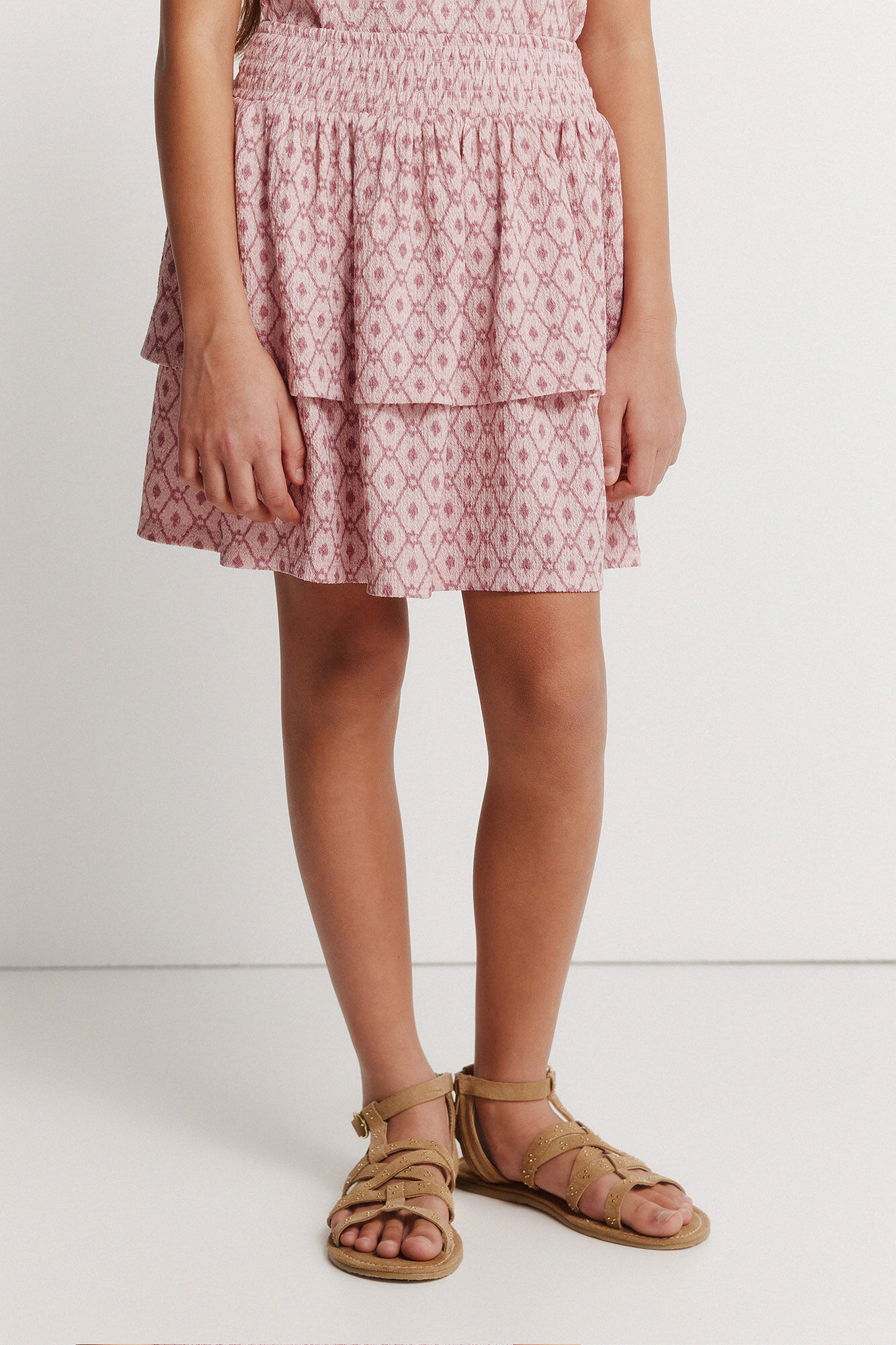 Springfield Kids Falda IKAT para ni&ntilde;a morado/lila