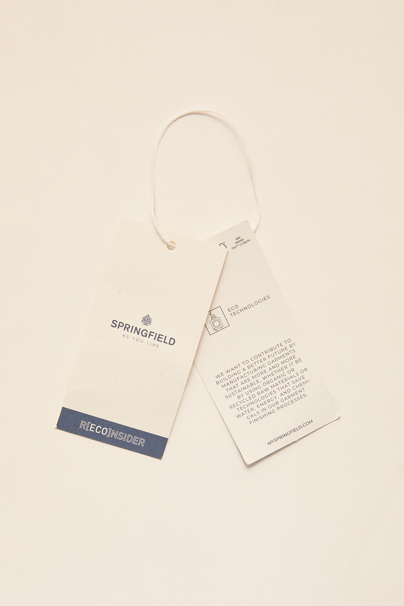 Springfield Vestido Vaquero Lavado Sostenible azul