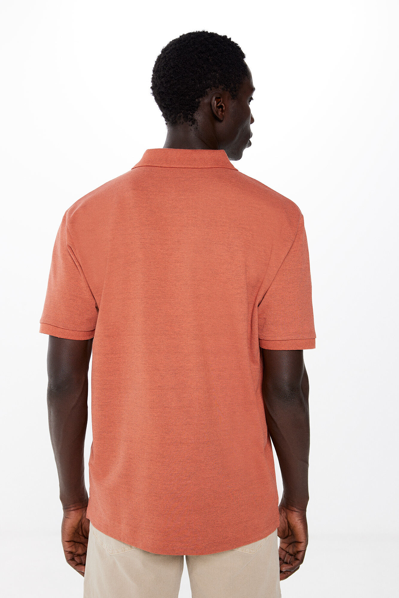 Polo pique tejido fantasia Polos de hombre Springfield MX