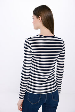 Springfield Playera rayas lurex marino