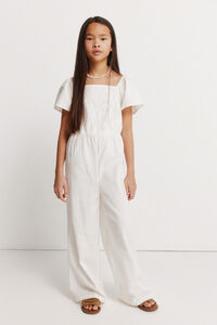 Springfield Kids Overol bordado suizo para ni&ntilde;a