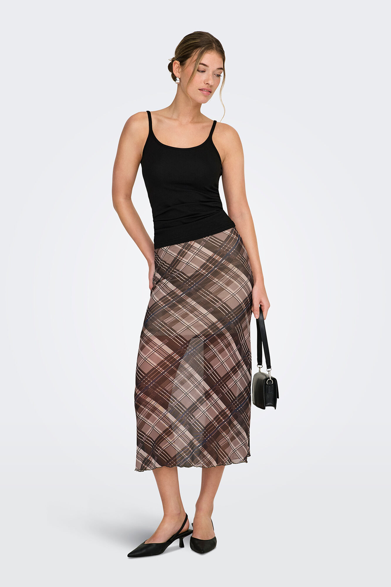 Only Top de tirantes negro