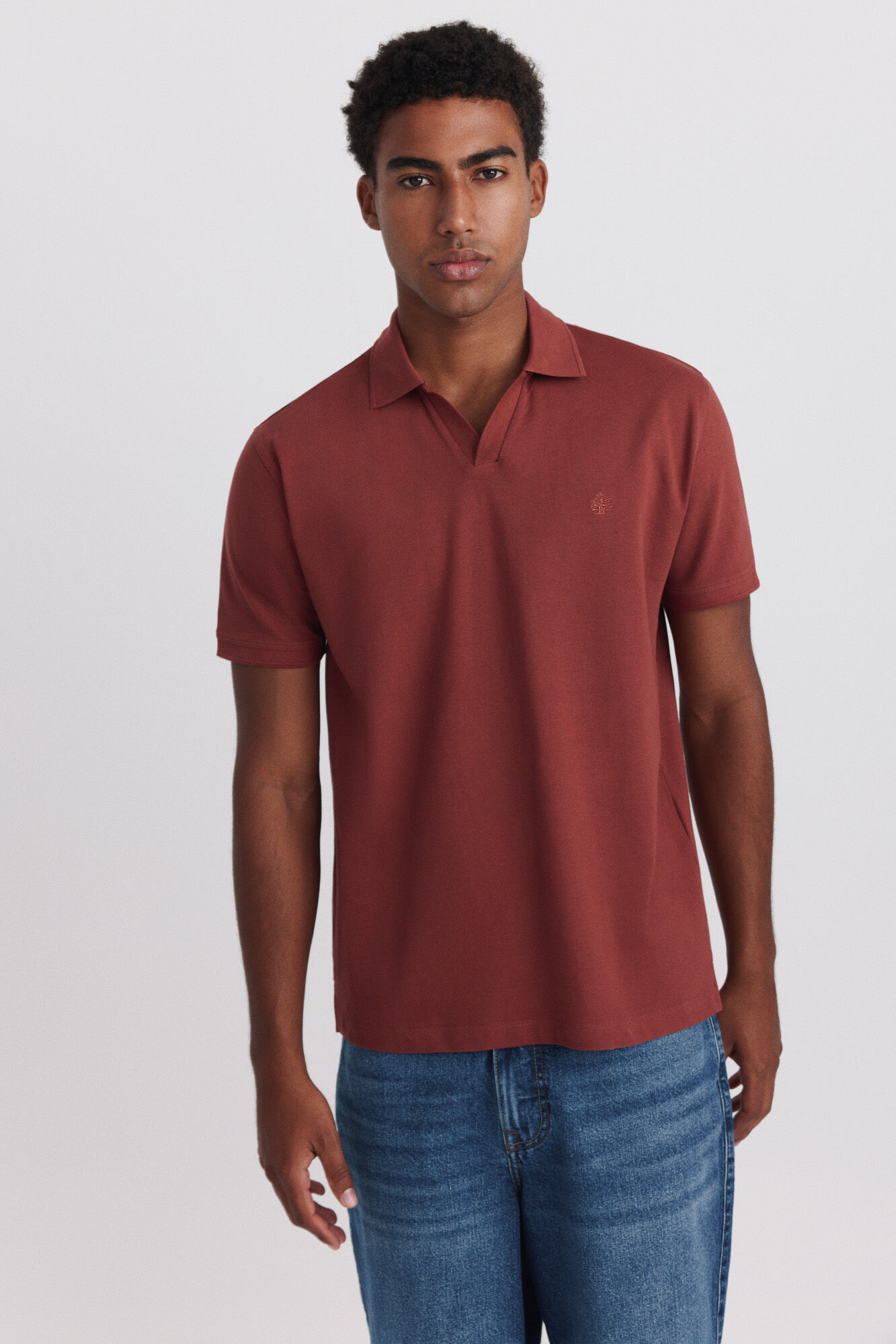 Springfield Polo cuello resort estructura regular fit