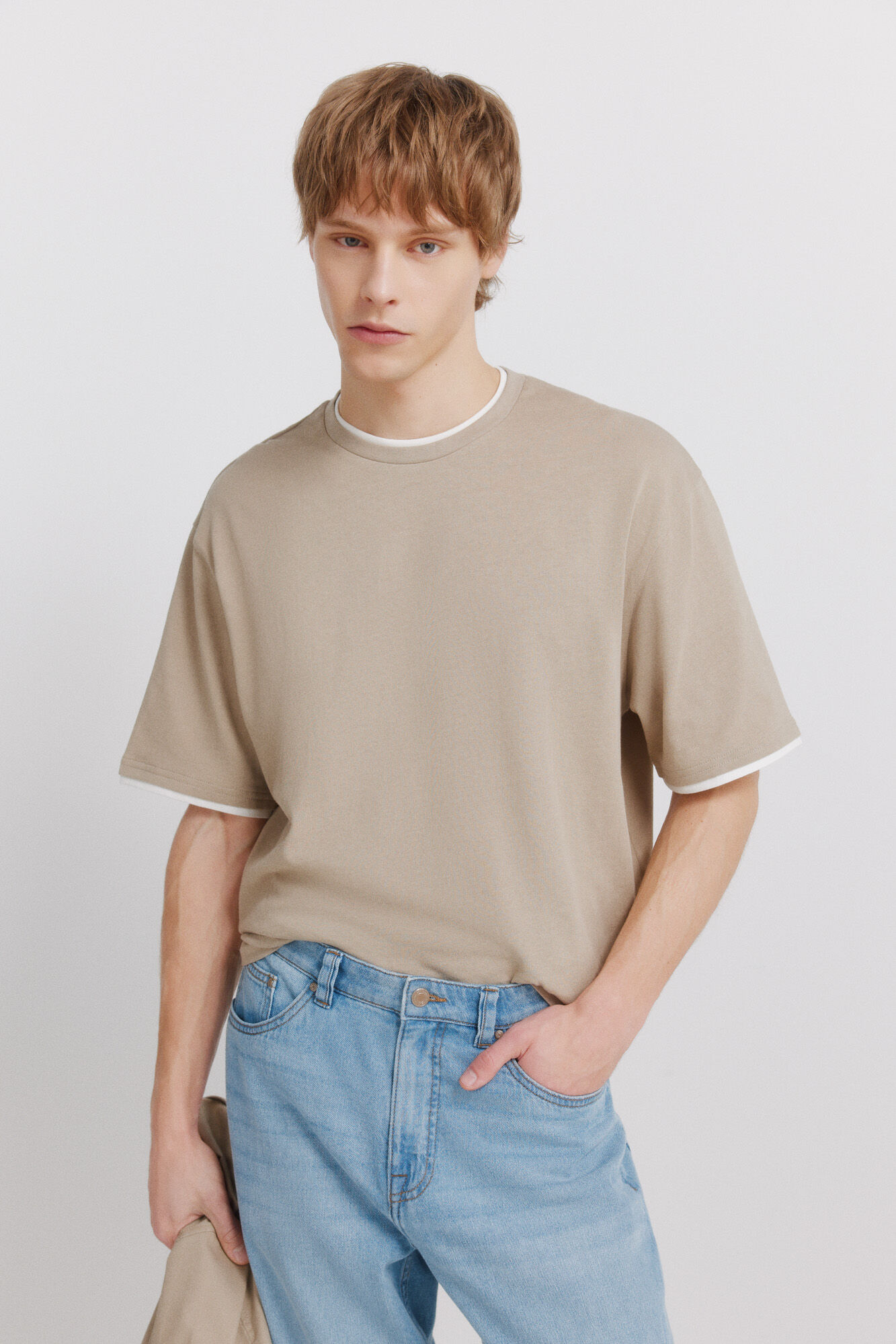 Springfield Playera cuello doble