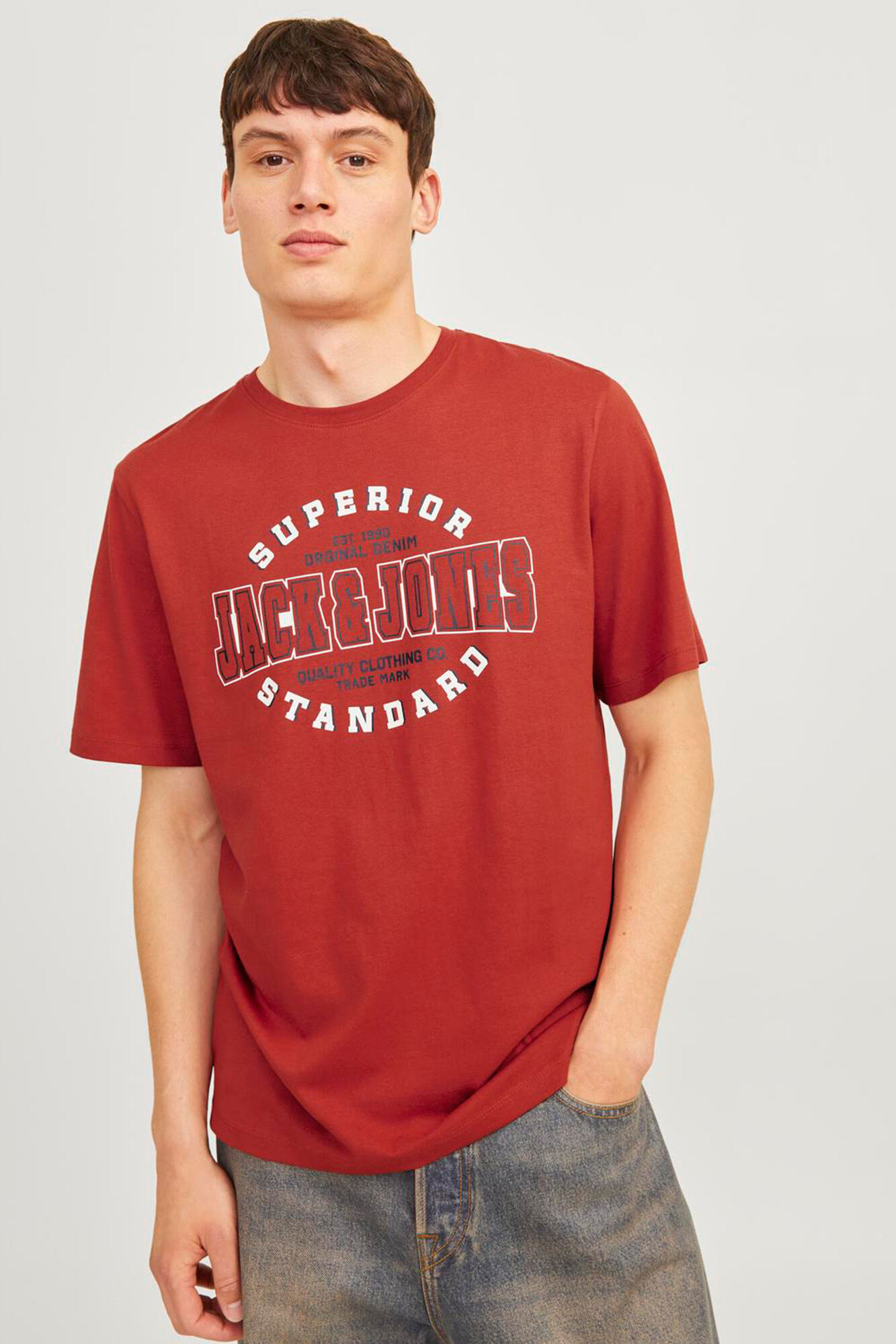 Jack & Jones Playera est&aacute;ndar fit