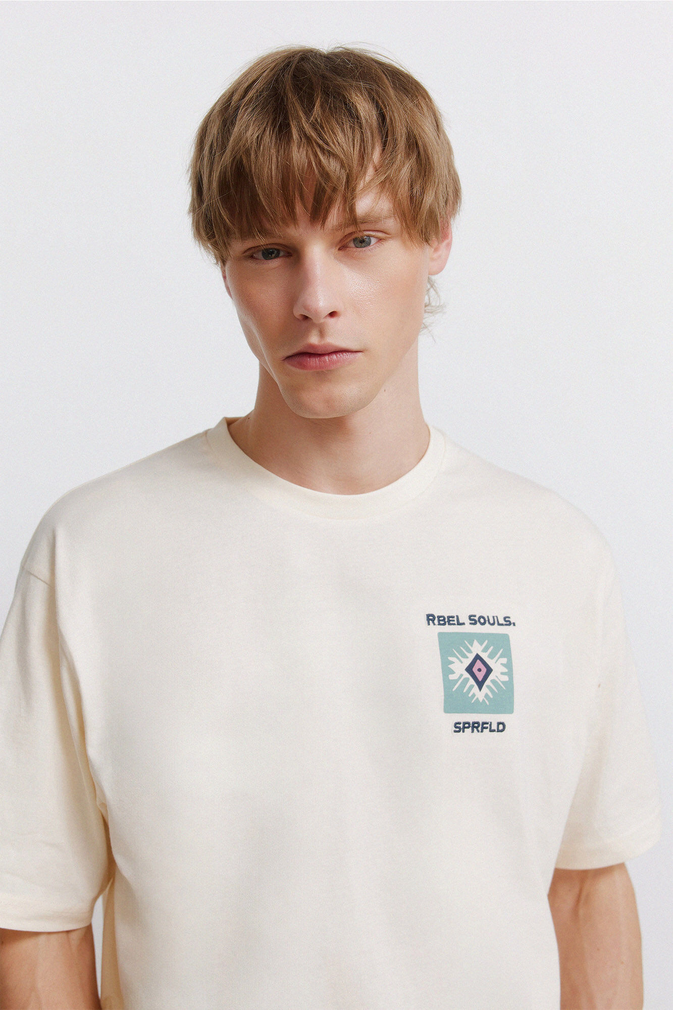 Springfield Playera Rbel soul blanco
