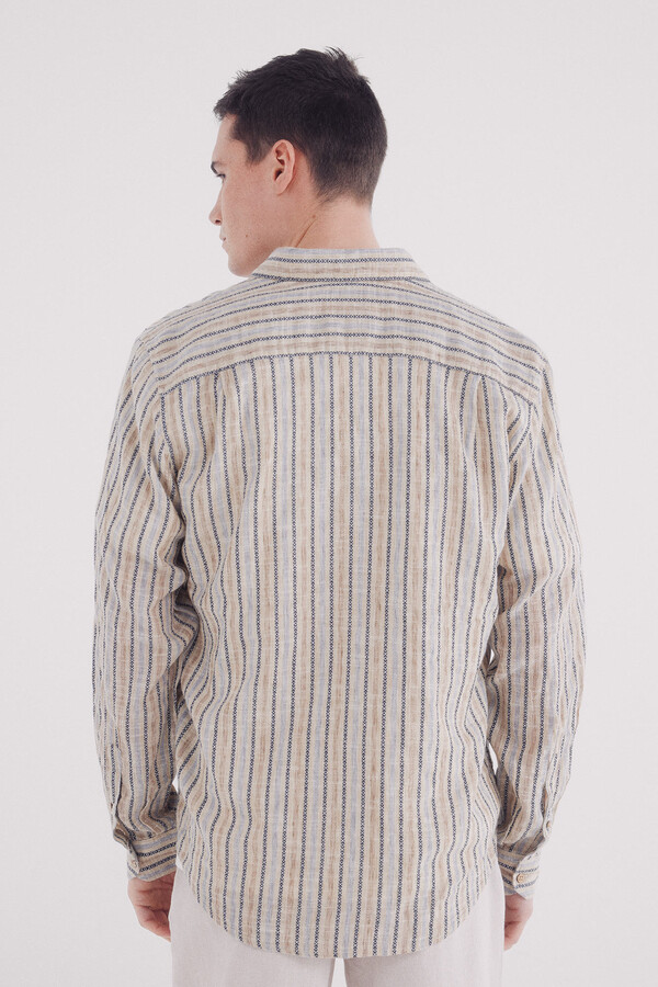 Springfield Camisa rayas blanco