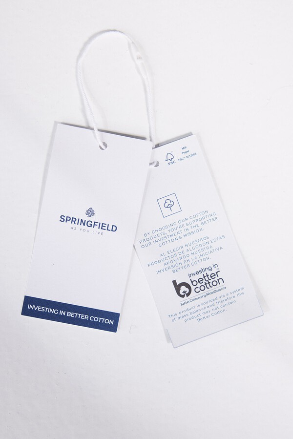 Springfield Playera botánico azul