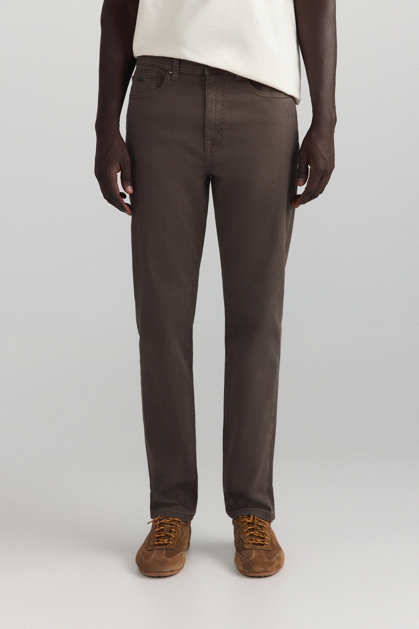 Springfield Pantal&oacute;n de 5 bolsillos slim lavado