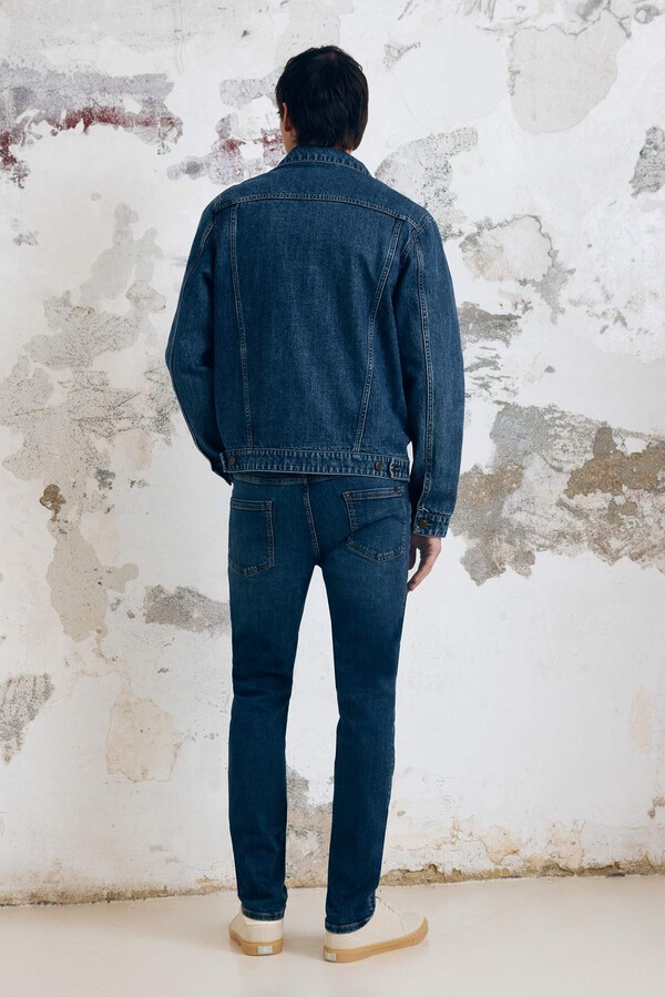 Springfield Jeans skinny fit turquesa