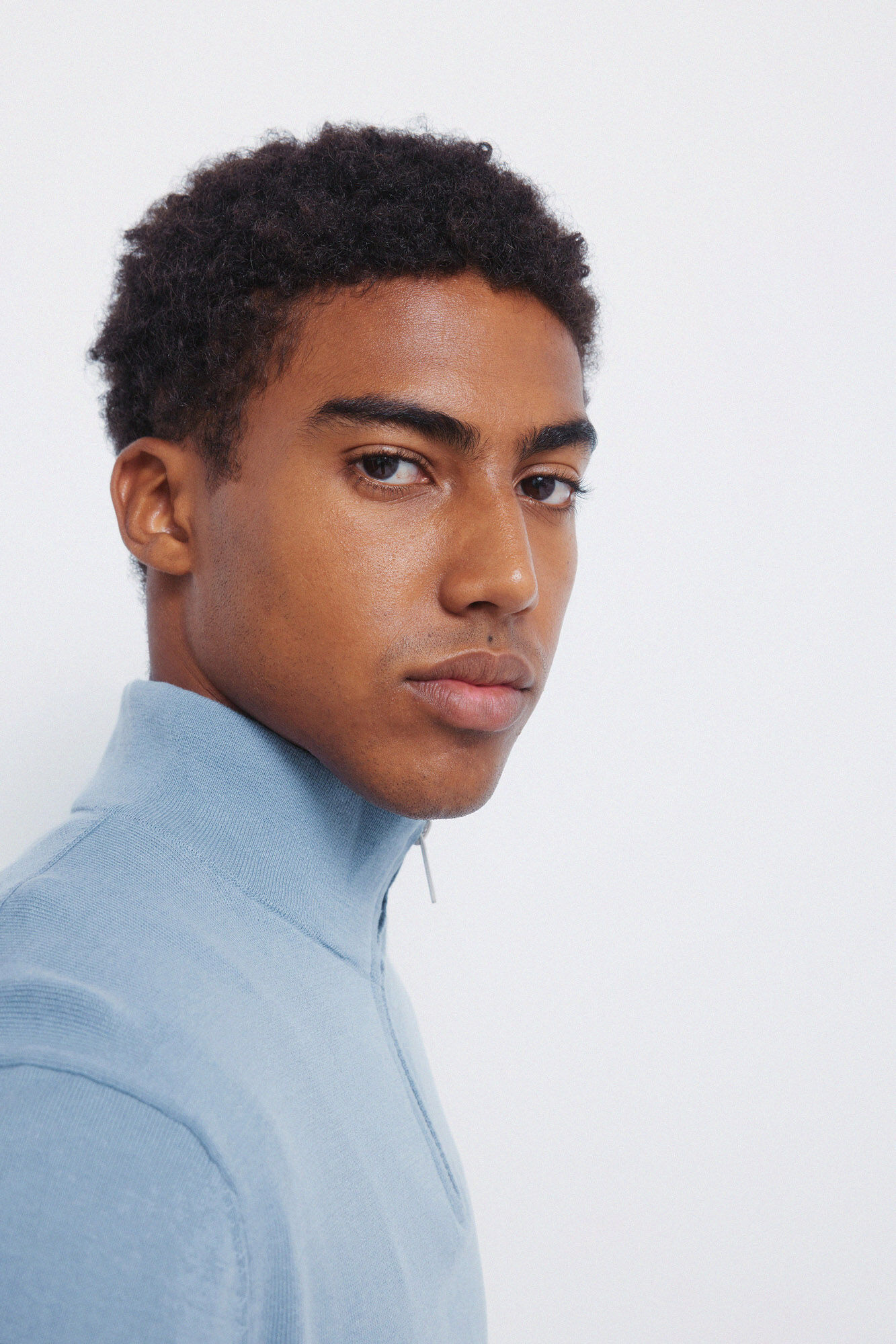 Springfield cierre de jersey azul