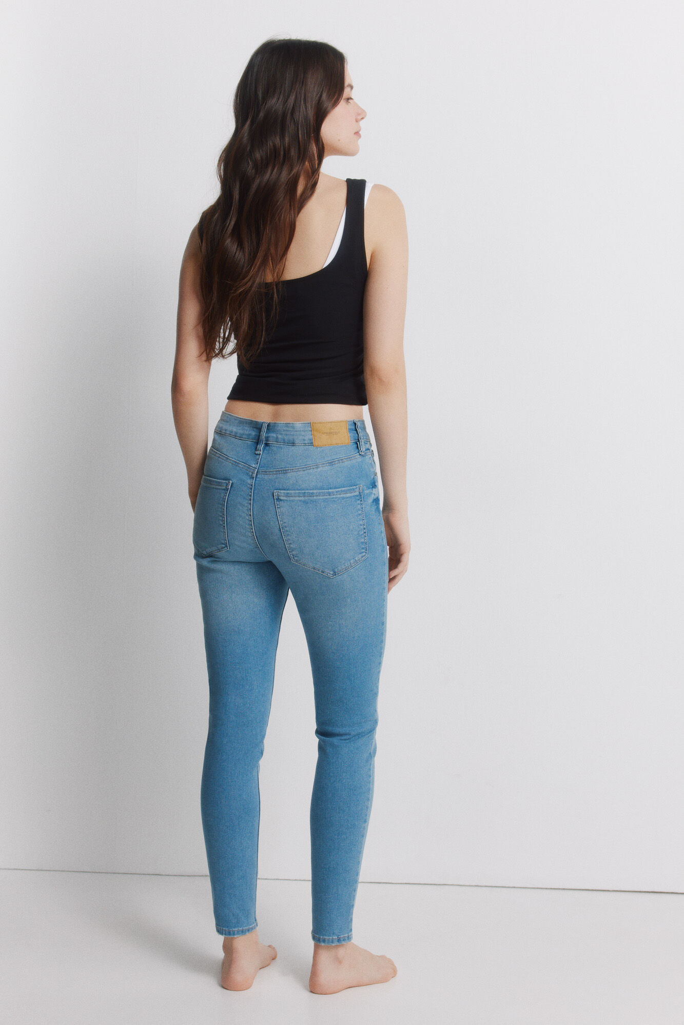 Springfield Jeans skinny azul