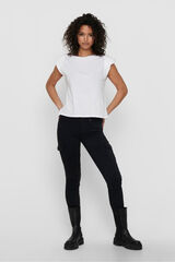 Springfield Pantalón cargo slim fit negro