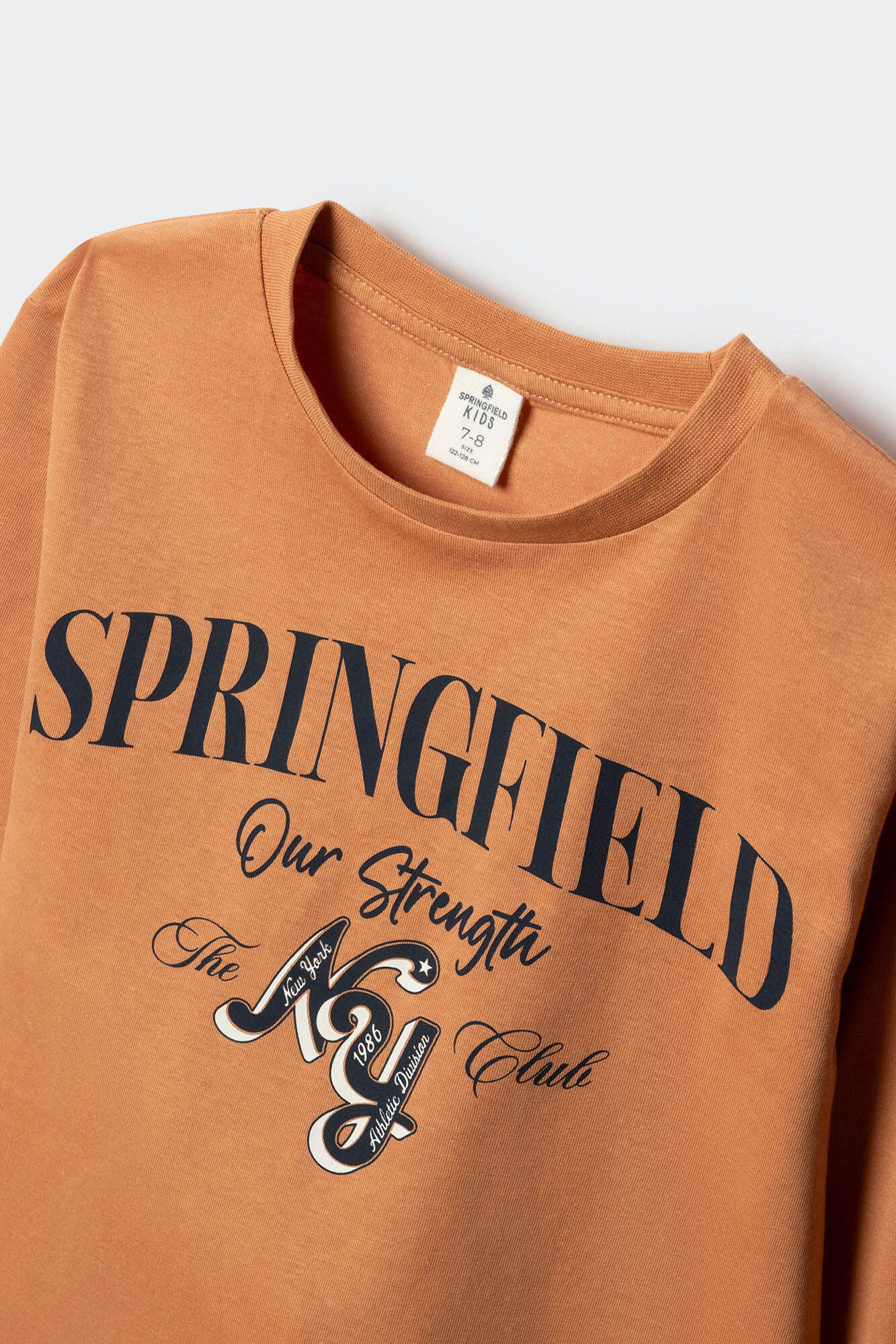 Springfield Kids Camiseta manga larga naranja sprinfield ni&ntilde;o naranja