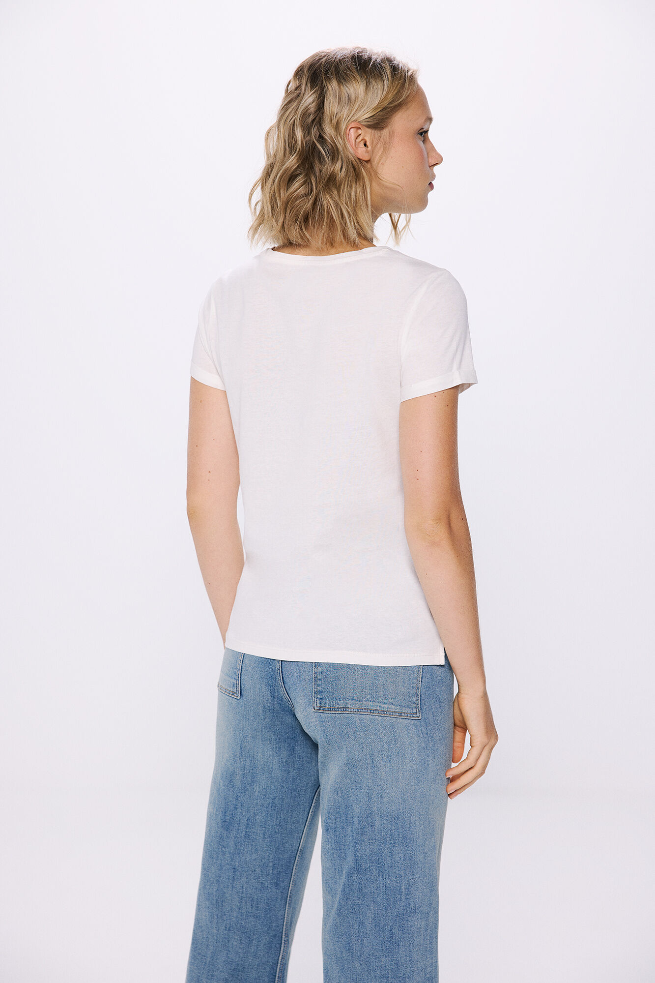 Springfield Playera gr&aacute;fica floral natural