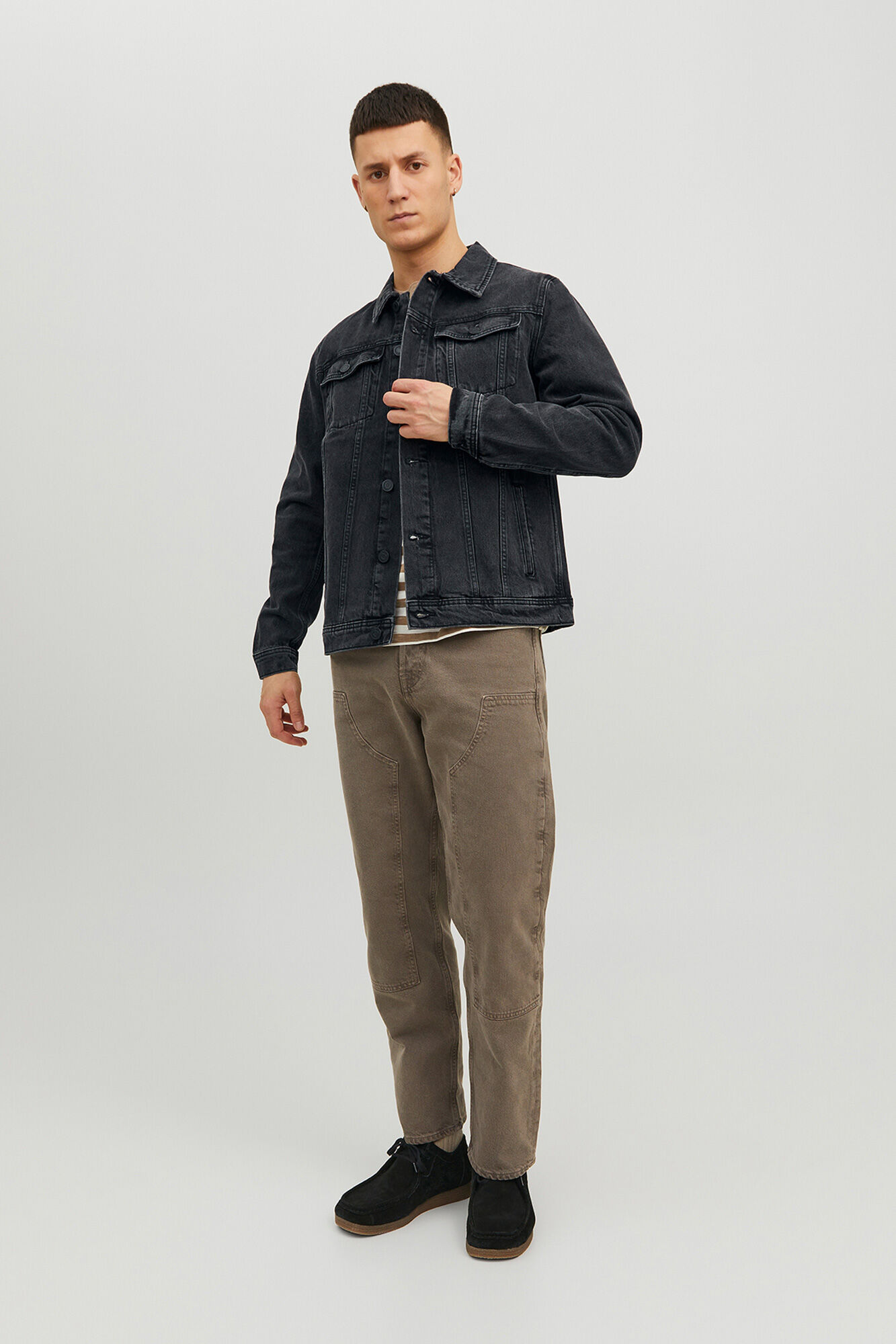 Jack & Jones Cazadora denim negro