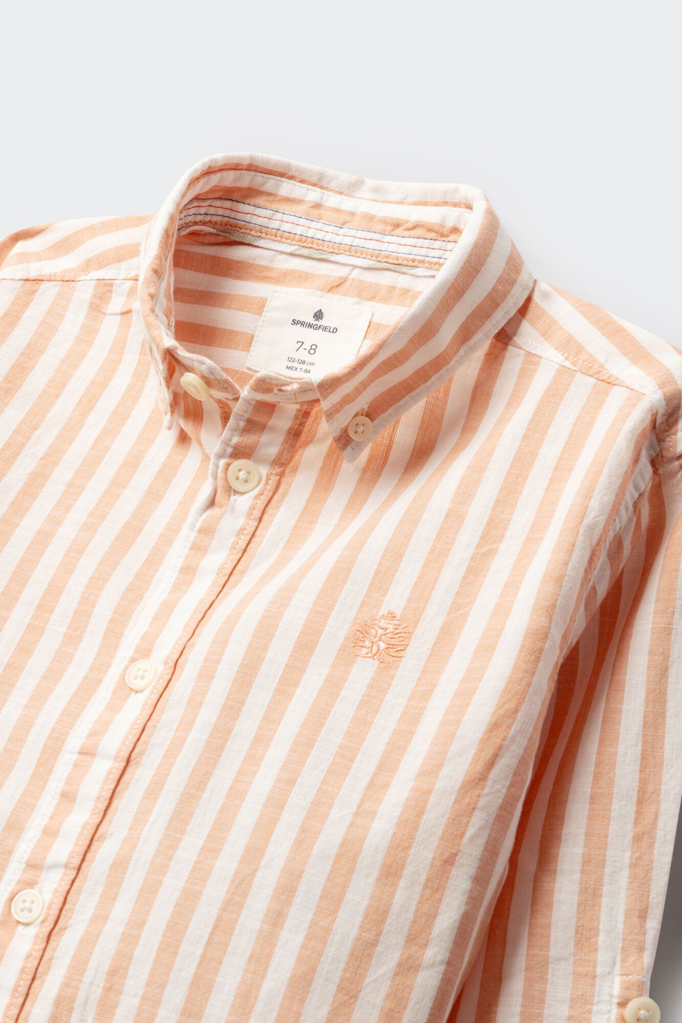Springfield Kids Camisa de rayas para ni&ntilde;o naranja