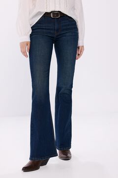 Springfield Jeans Flare azul indigo