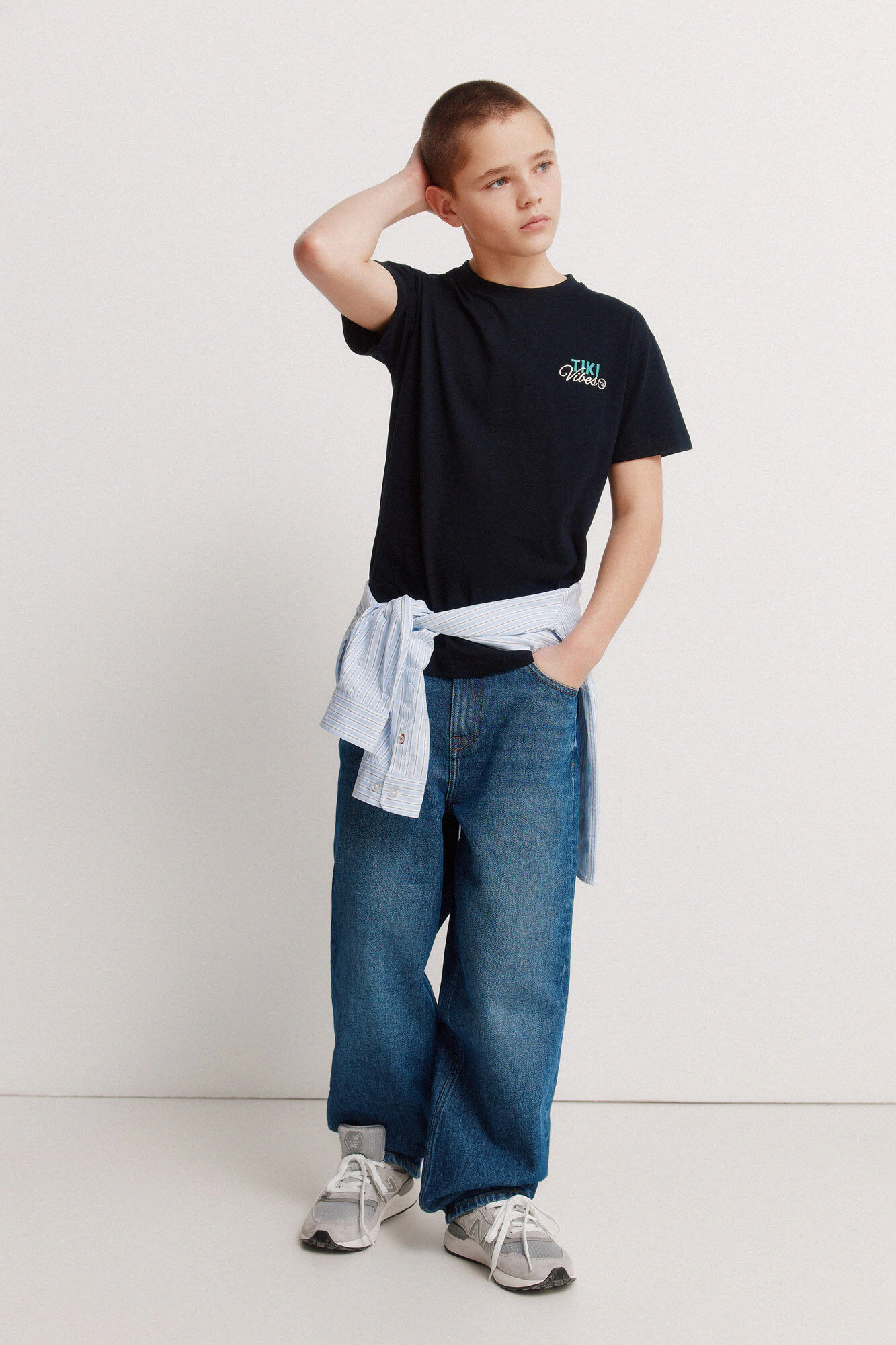 Springfield Kids Playera manga corta tiki para ni&ntilde;o