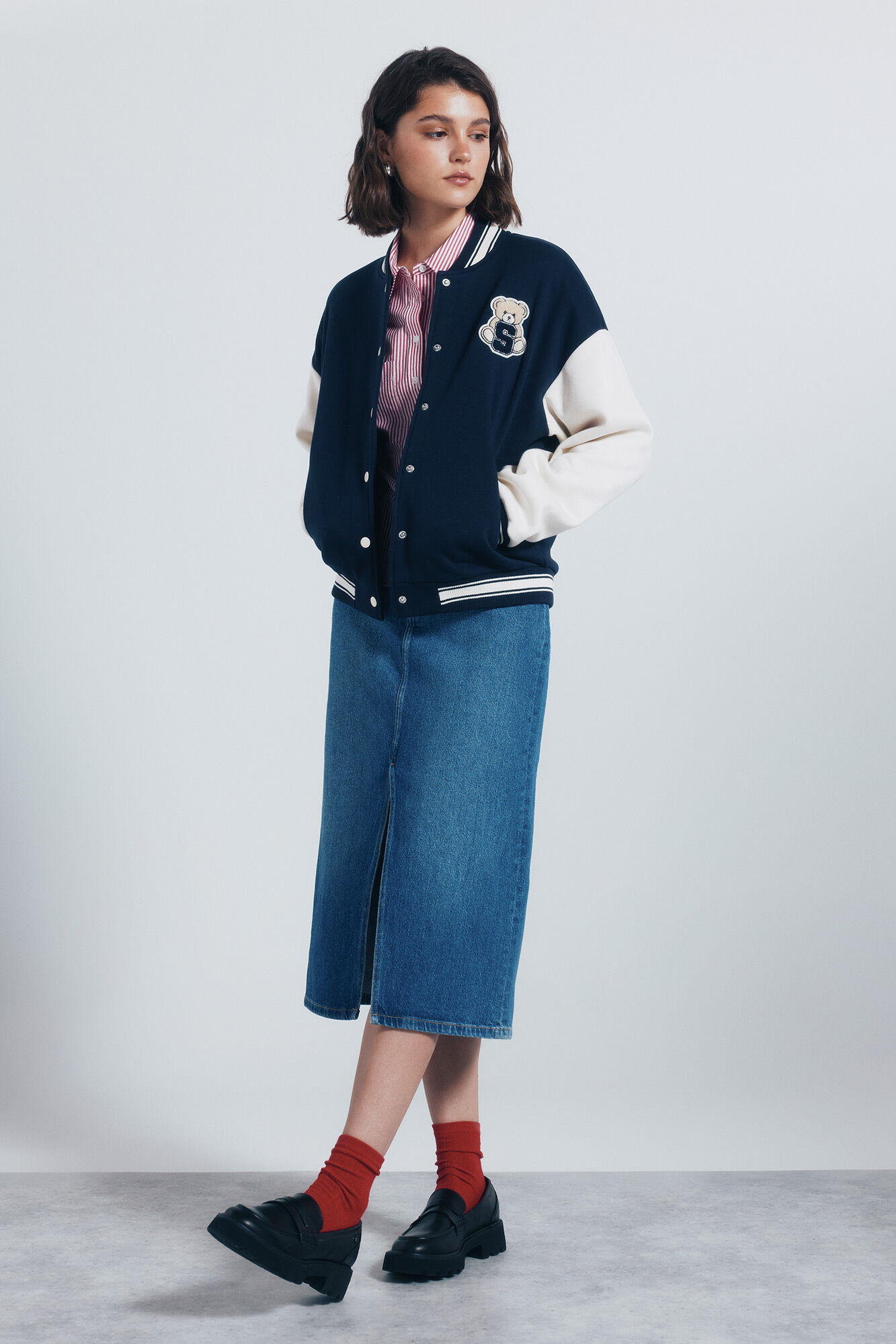 Springfield Chaqueta beisbolera oso marino