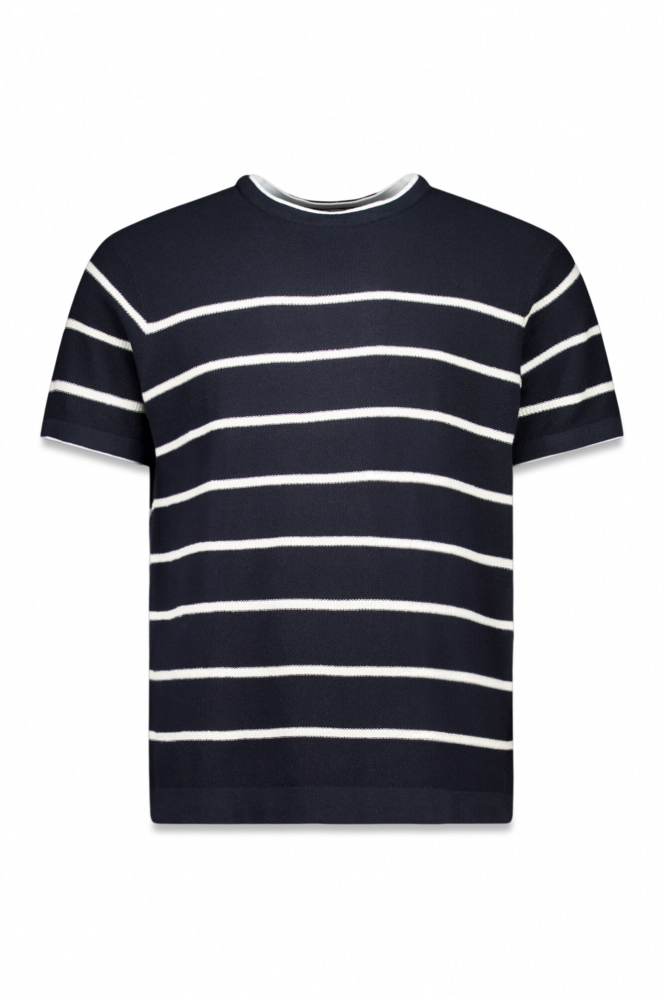 Springfield Su&eacute;ter manga corta rayas y estructura marino