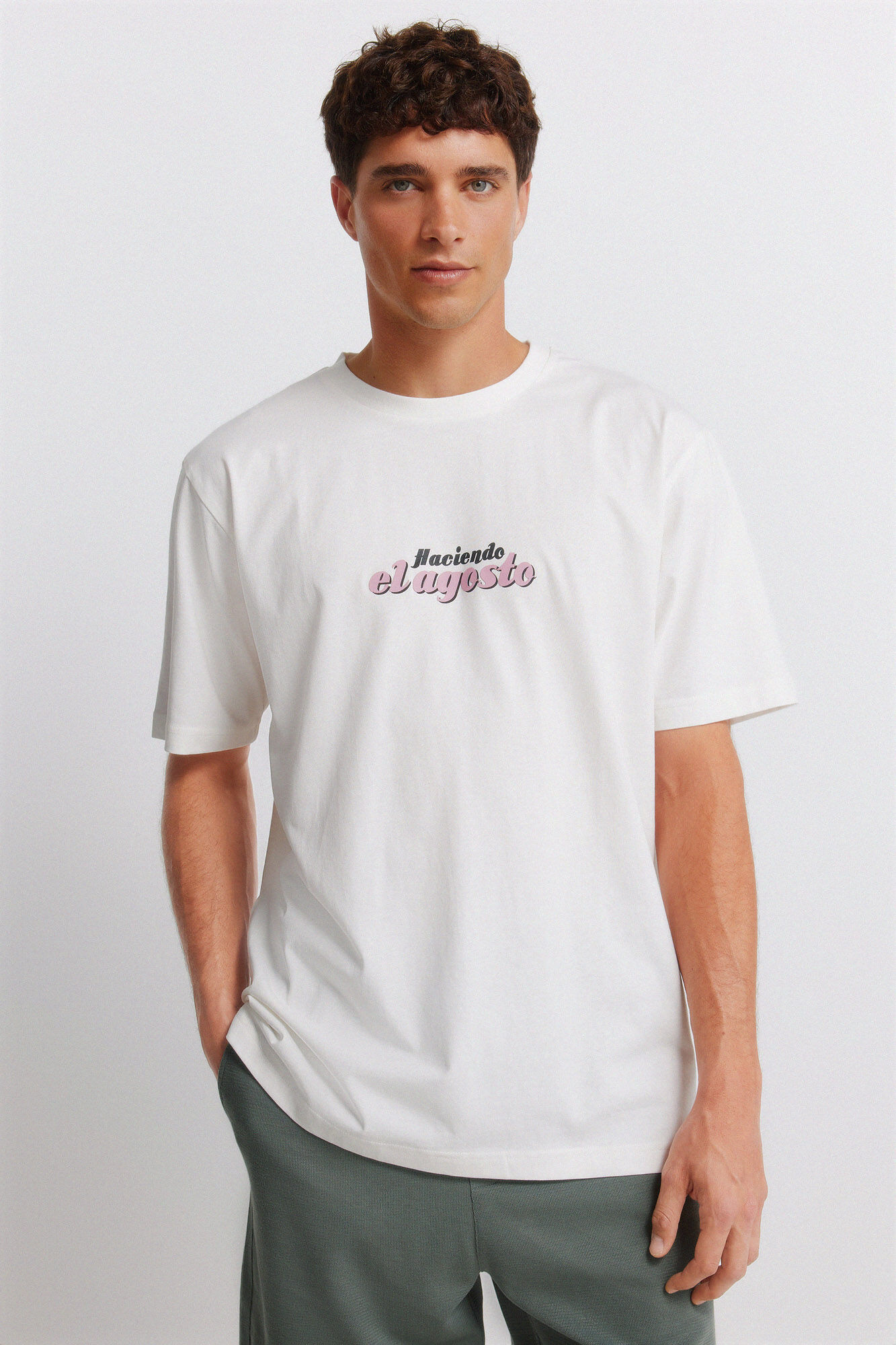 Springfield Playera haciendo el agosto marfil