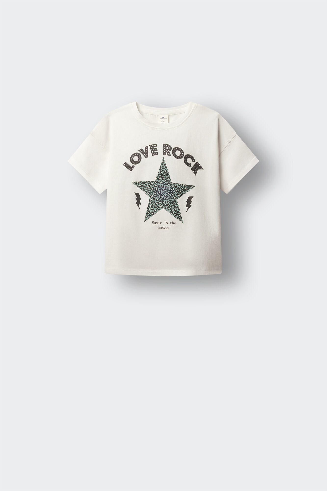 Springfield Kids Playera de manga corta love rock ni&ntilde;a