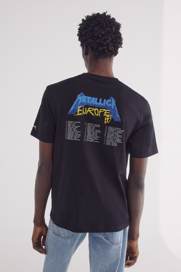 Springfield Playera Metallica negro