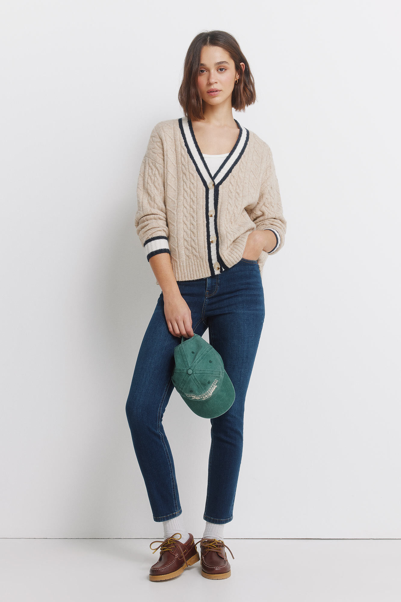 Springfield Jeans ajustados y recortados