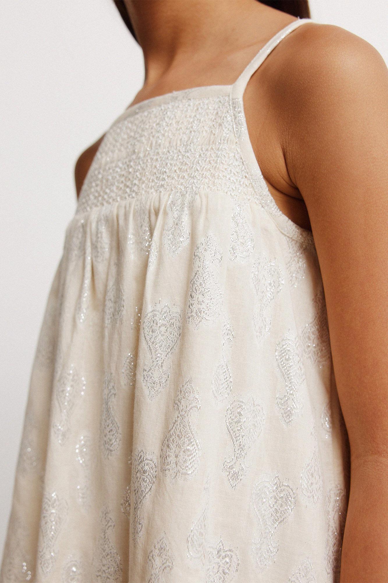 Springfield Kids Vestido para ni&ntilde;a de lurex estampado