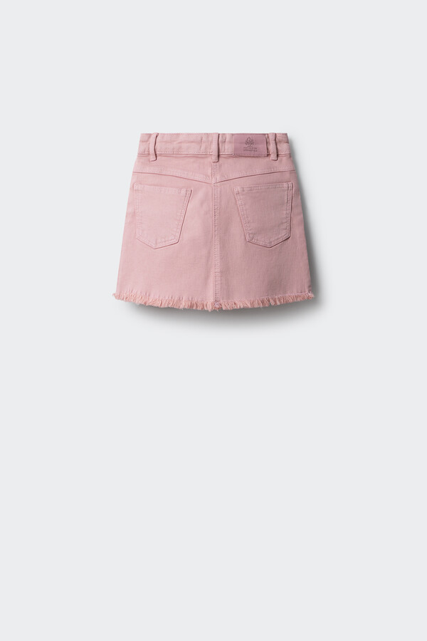 Springfield Kids Falda desflecada niña fucsia