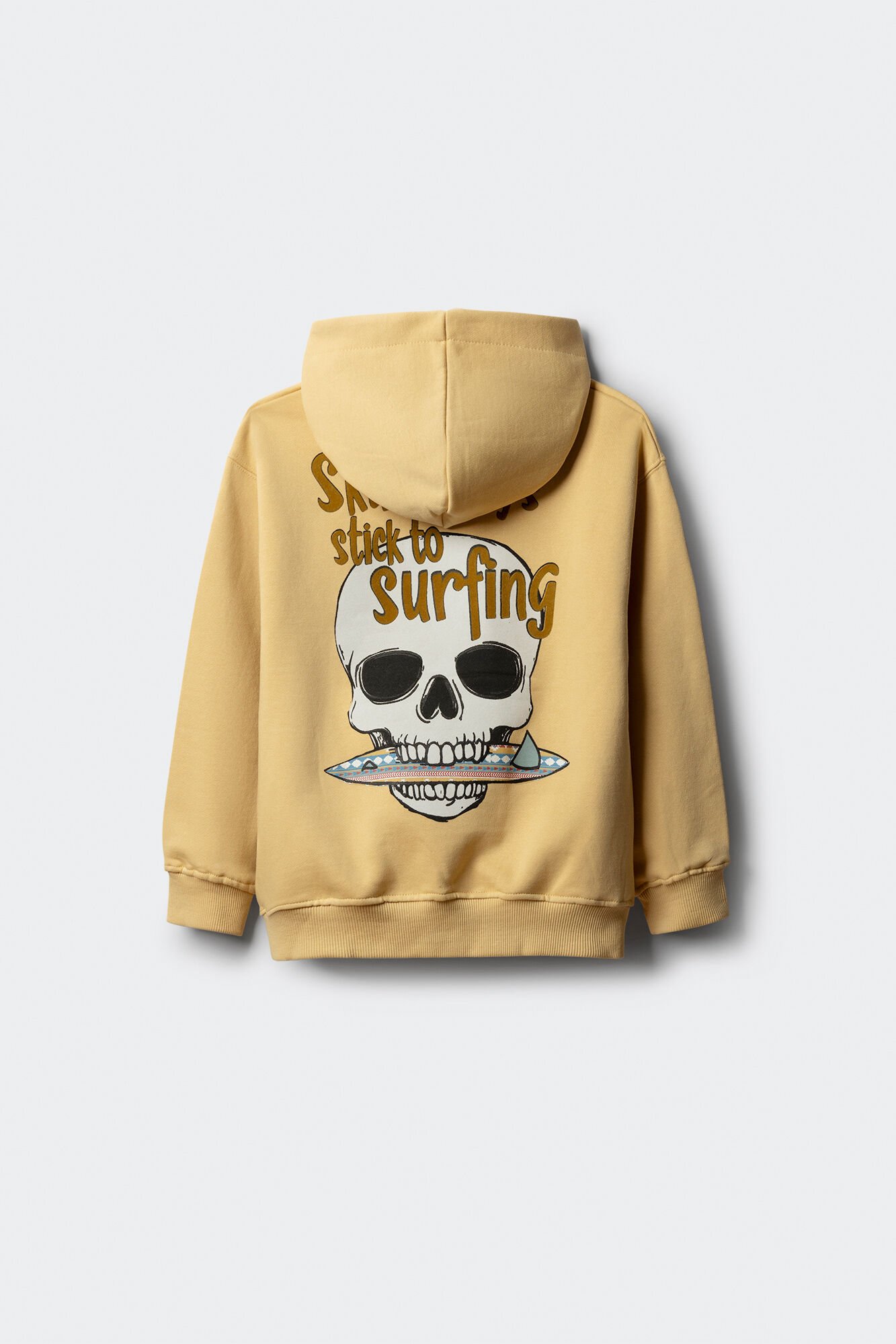 Springfield Kids Sudadera con capucha calavera ni&ntilde;o amarillo