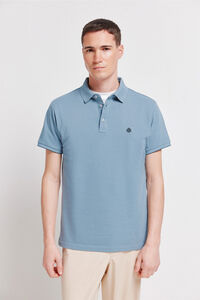 Springfield Polo piqu&eacute; de pu&ntilde;o de contraste slim fit