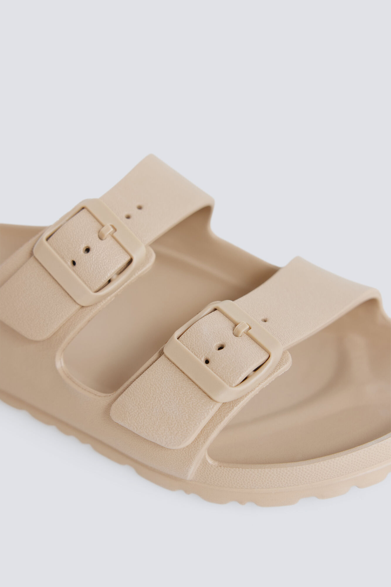 Springfield Sandalia engomada con hebillas beige