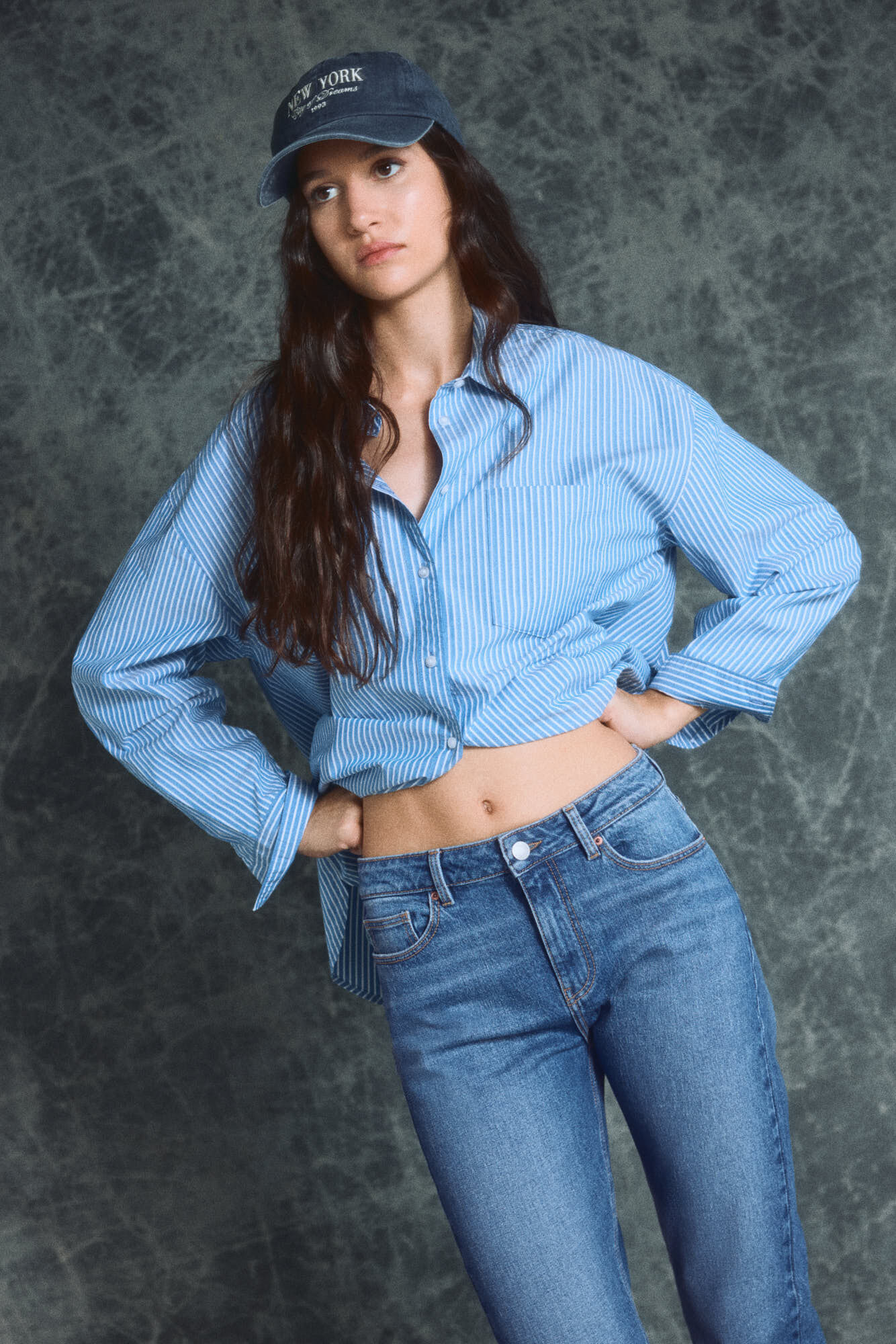 Springfield Jeans Vintage Straight azul