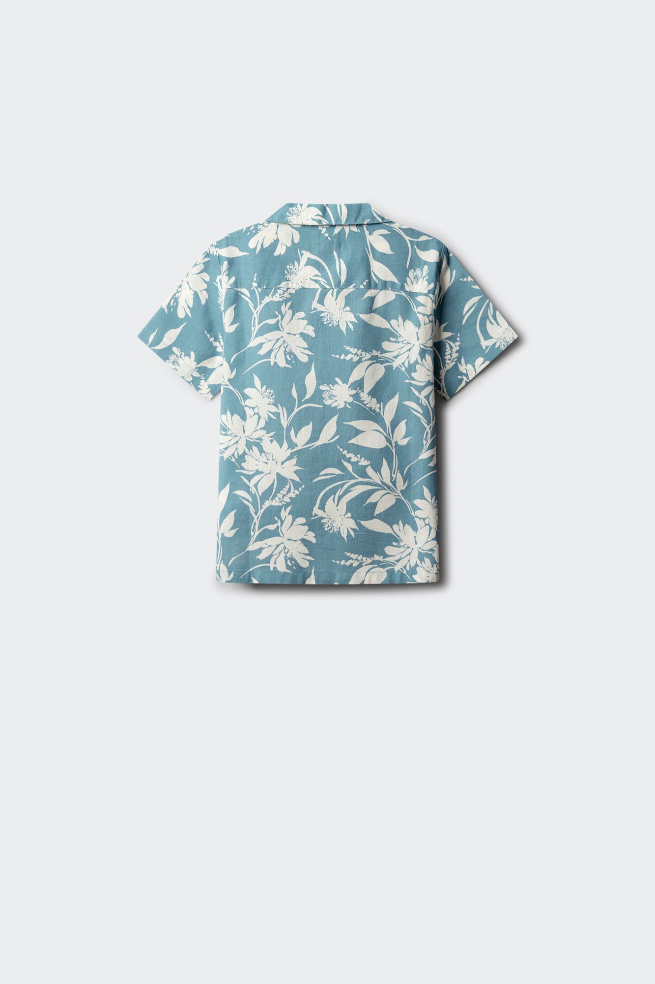 Springfield Kids Camisa de flores para ni&ntilde;o azul
