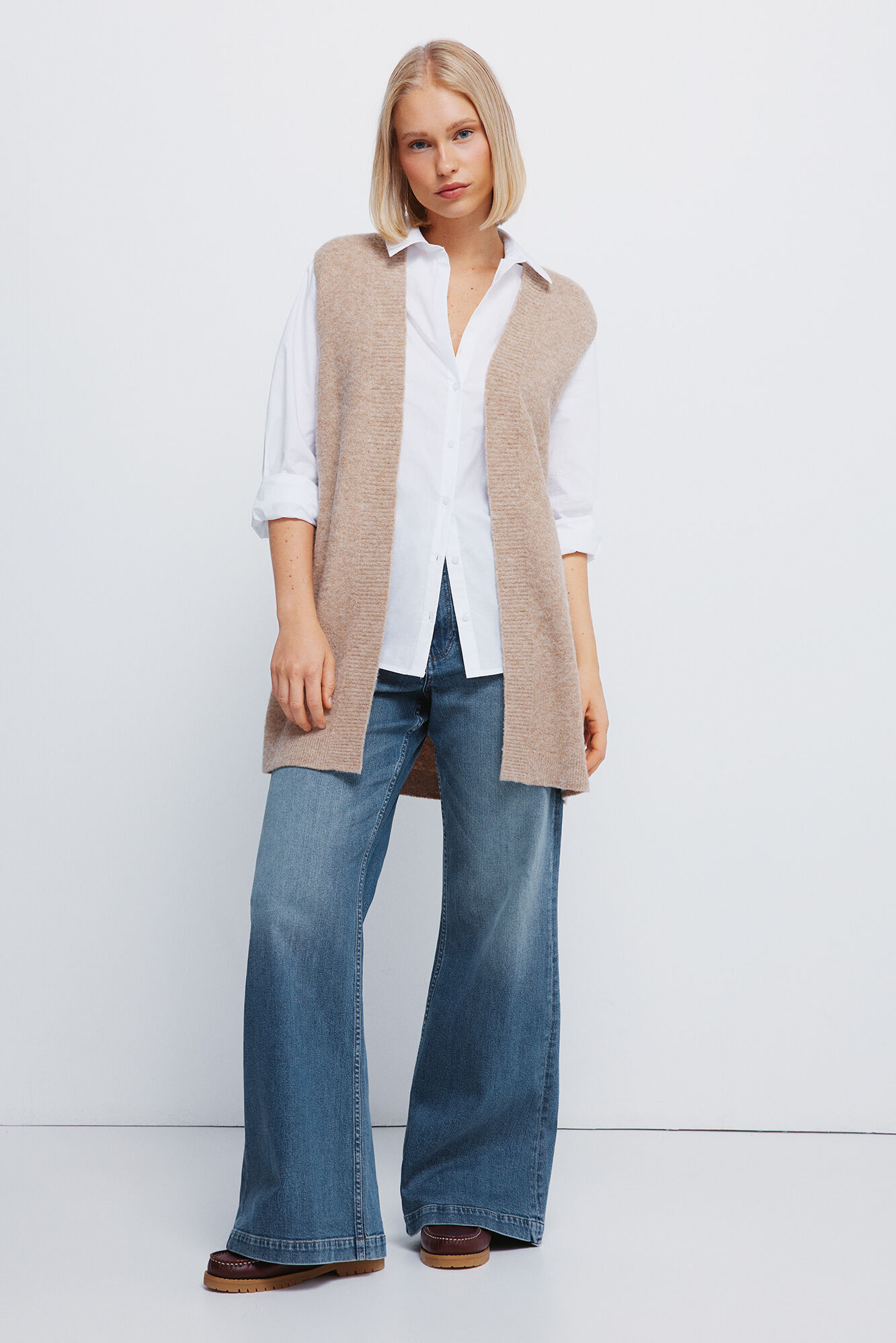 Springfield Chaleco largo abierto