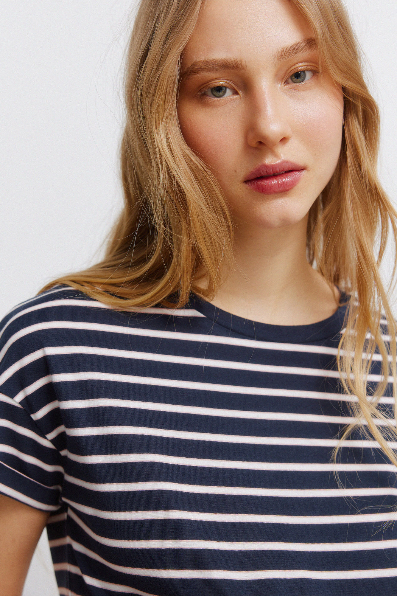 Springfield Playera de manga corta a rayas