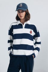 Springfield Polo rayas detalle bordado marino