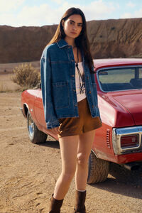 Springfield Short de ante sint&eacute;tico