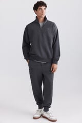 Springfield Jogger de tejido t&eacute;cnico gris
